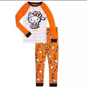 Hello Kitty Orange Kids Pajamas